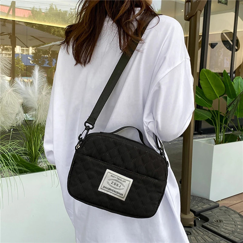 Womens Handbag Oxford Cloth Large Capacity Shoulder Bag Shopping Messenger Tote Fashion Casual Office Ladies Crossbody Bags 240814
