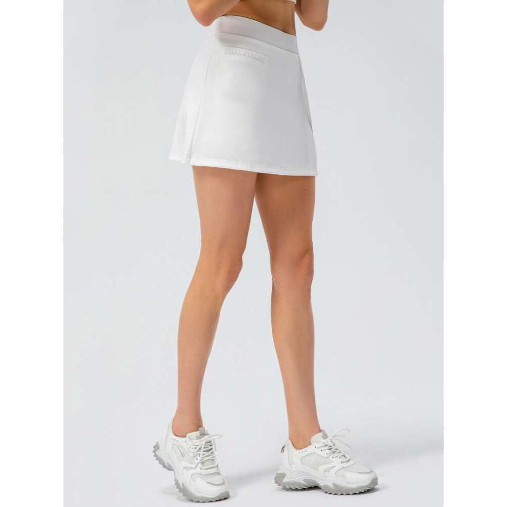 White Fashion Sporty 2 In 1 Skirts Female Quick Dry Tennis Mini Skirt Outdoor Golf Women's Clothing Badminton