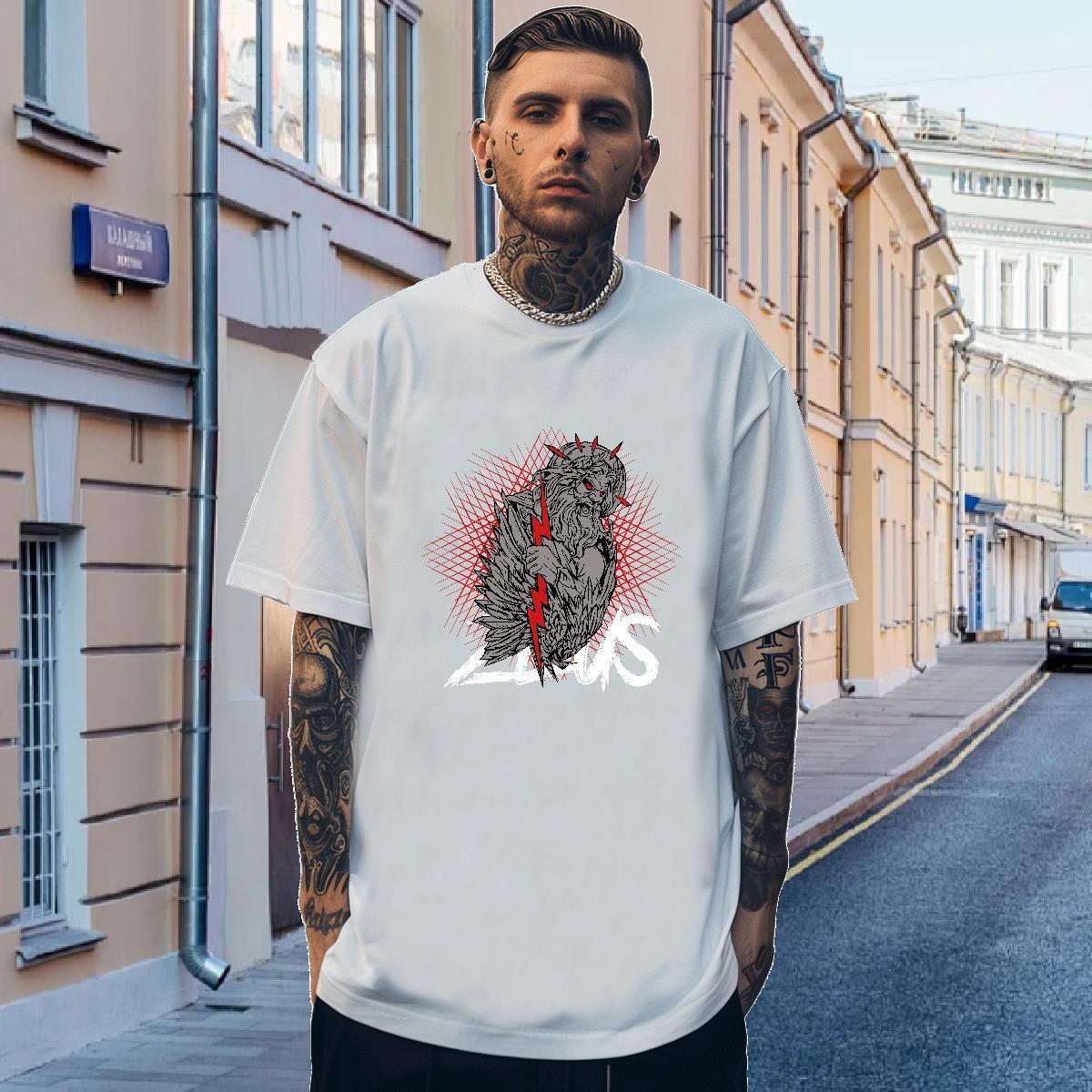 T Shirts Men 230g Pure Cotton portrait Casual Breathable Short Sleeve Black White Tshirt for Man Woman Classic Casual High Quality Clothes