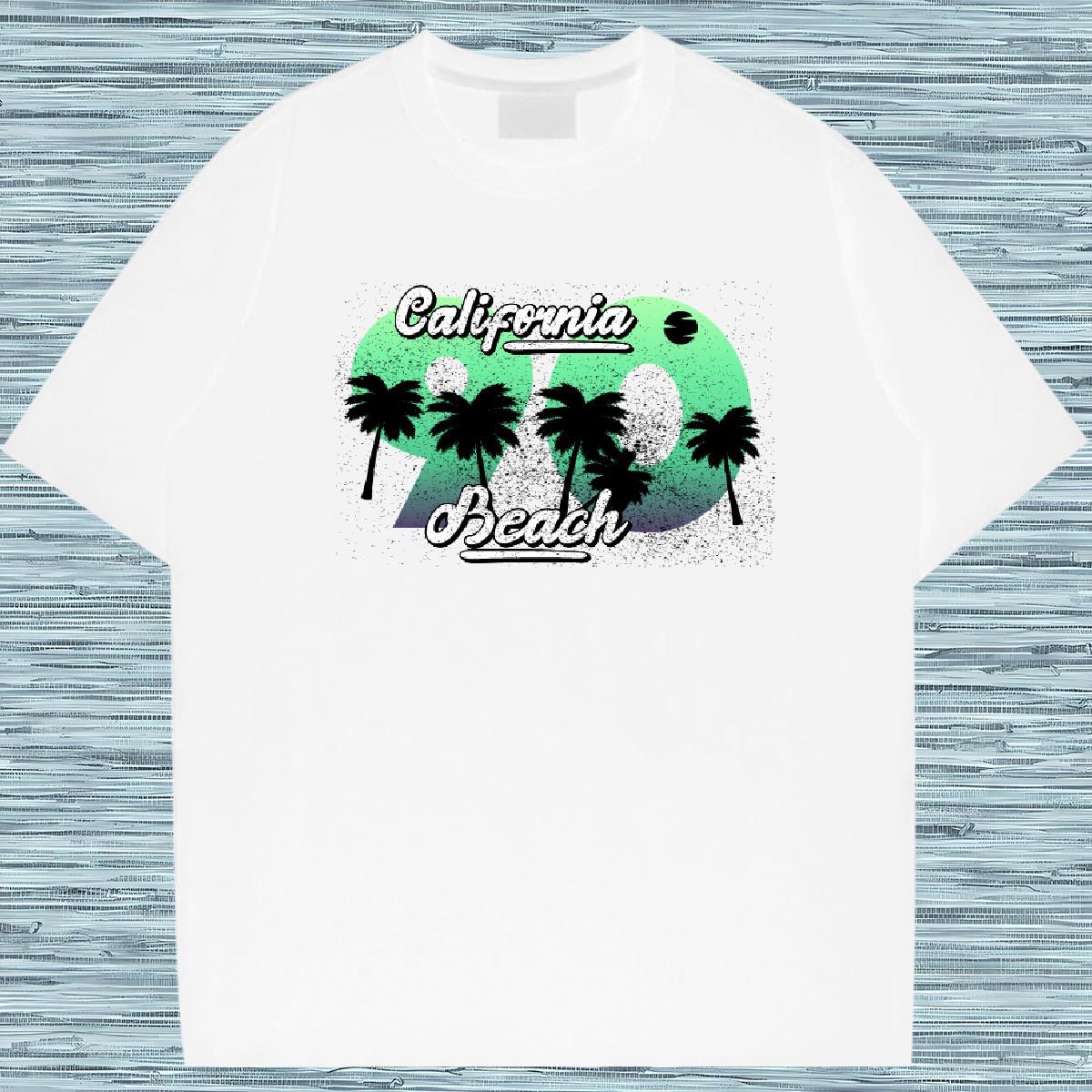 T-Shirts for Men 230g 100% Cotton tree High Street Hip Hop Breathable Short Sleeve Asian Size Men Tshirts Stylist Popular Clothings