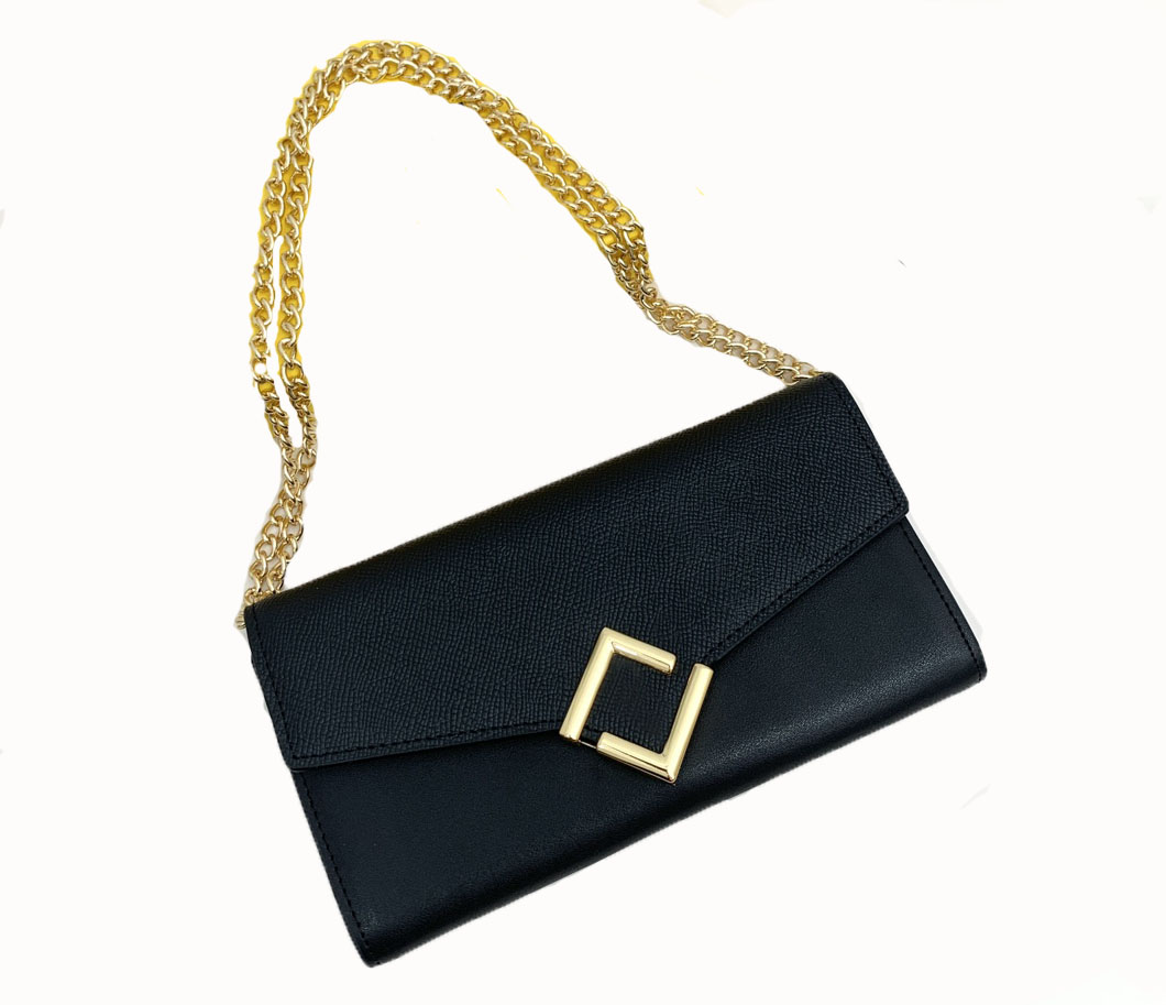 Elegant Designer Embossed Leather Wallet Luxury Envelope Long Purse for Women Classic Letters Card Holder & Stylish Pocket Organizer Come with Box and Dust bag