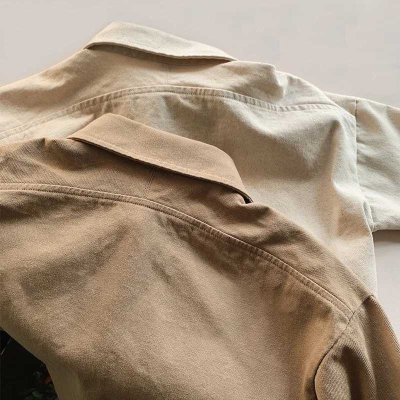 2024 new childrens long sleeved shirt jacket baby pocket jacket fashionable girls cardigan wool sweater retro childrens jacket boys jacket autumn clot