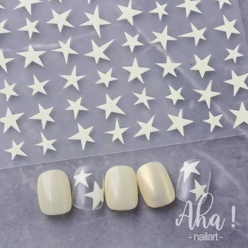 1pcs 3D Sweet Cool Star Design Nail Art Charms Kawaii Macaron Star Nail Decoration Decals DIY Press on Manicure Accessories ParXJ240814