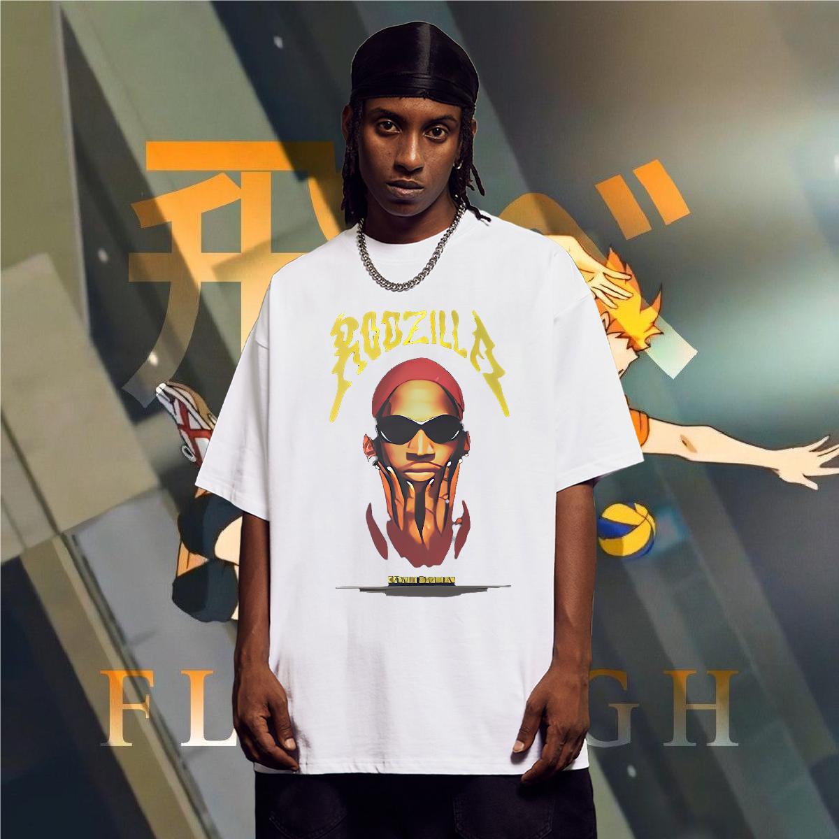 T-Shirts 230g Cotton portrait Casual Breathable Short Sleeve Oversized 4XL Mens Tshirts Fashion Casual Cool Tees