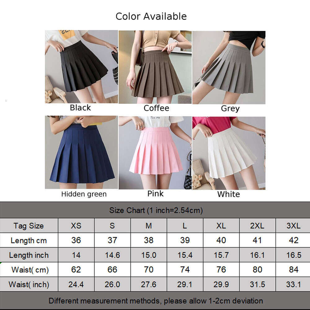 Waist High Tennis Japanese School Mini Skirts For Girls 2024 New Arrival Drop-shipping