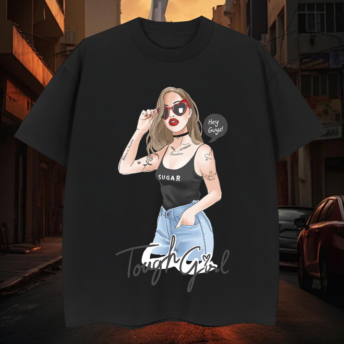 Men T Shirts 230g 100% Cotton person Beach Breathable Short Sleeve Custom Cartoon Men Tops Tees Designer Fashion Loose Fit Clothings