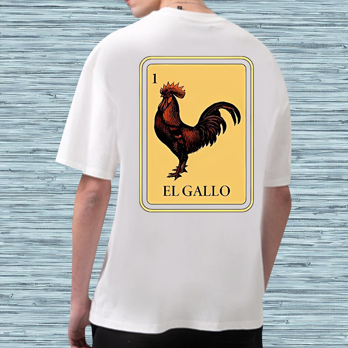 Loose Fit Men T Shirts chicken Breathable Soft Hip Hop Oversized 230g 100% Cotton Tshirt for Man Woman New Clothings