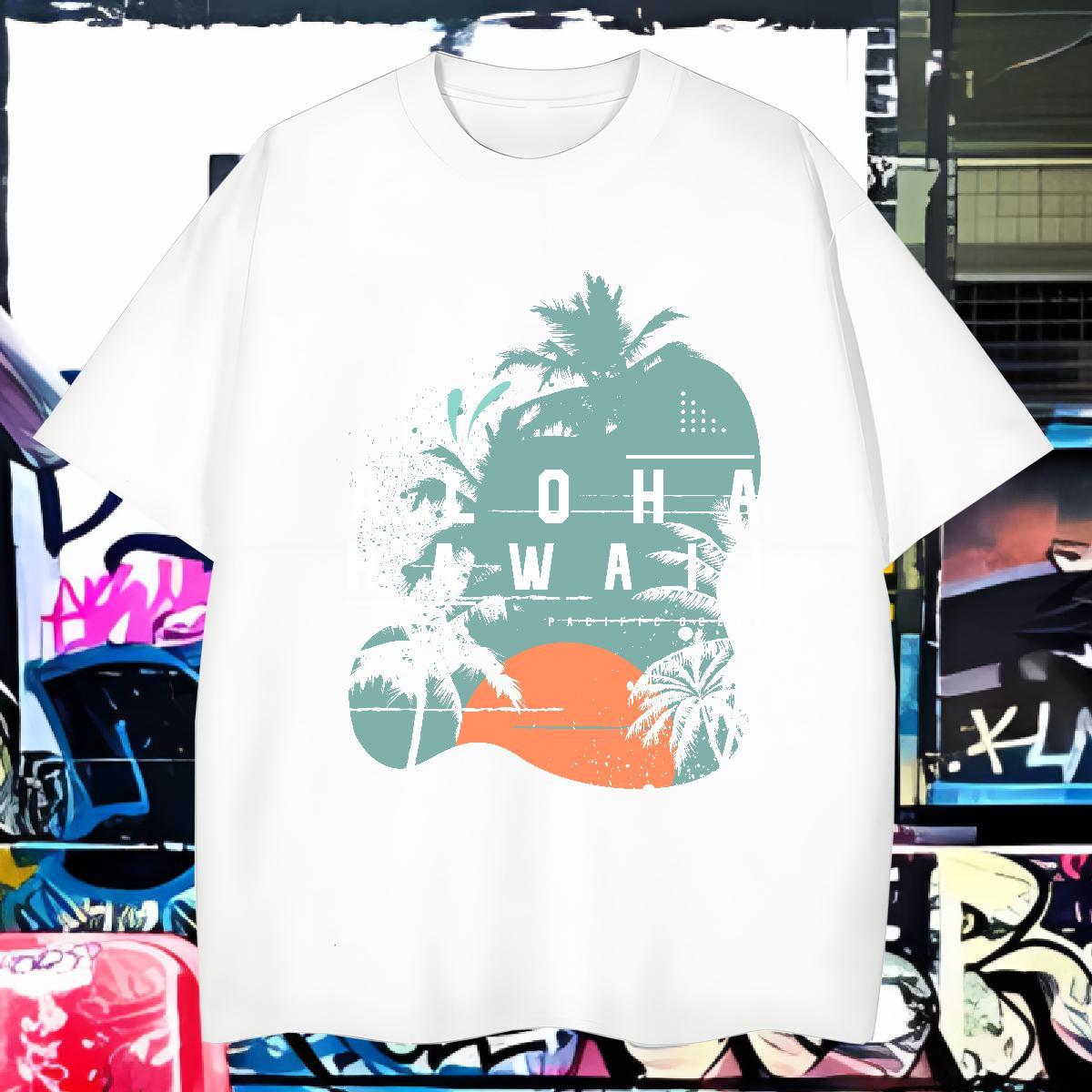 T Shirts Men 100% Cotton 230g icon Outdoor Round Neck Short Sleeve Black Oversized Tshirts Free Shipping Cool Design Tops