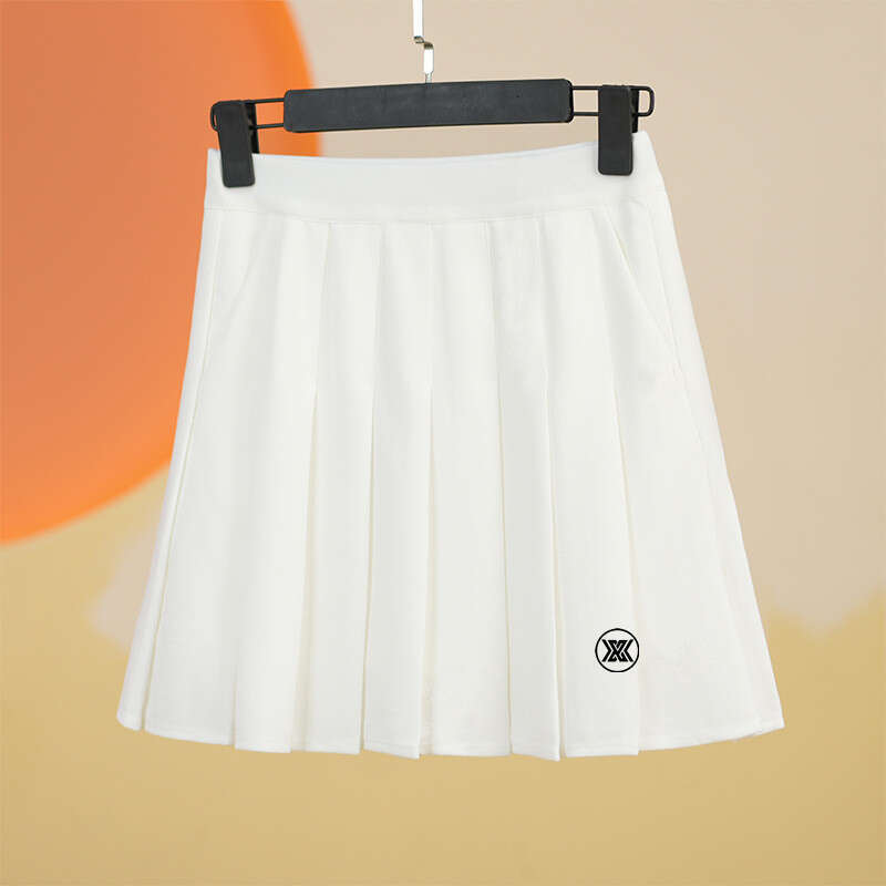 Women A-line Safety Pants Quality Summer Ladies Golf High Waist Elastic Pleated Sports Tennis Skirt