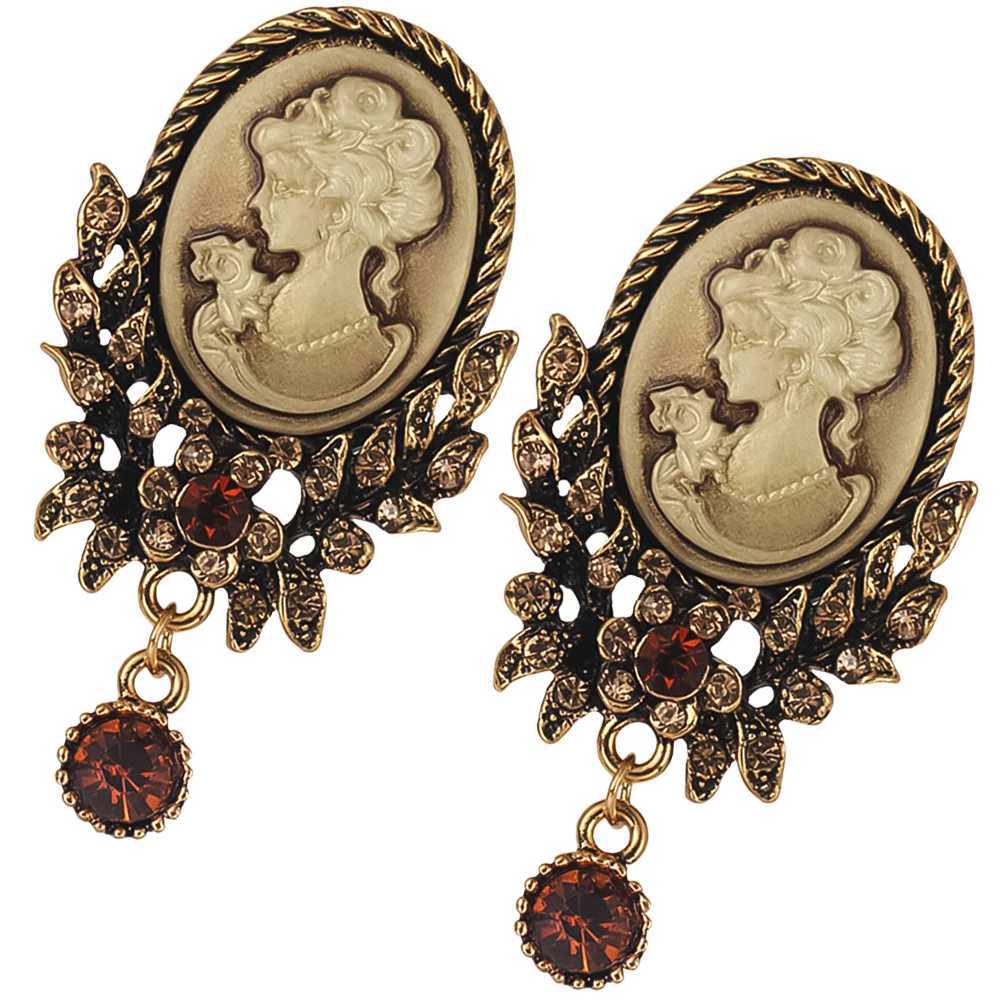 2 Elegant Breastpin Boutonniere Beauty Head Retro Brooch Collar Retro Breastpin Guest Jewelry W240815