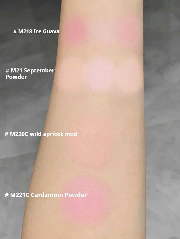 Joocyee Gem Sand Powder Blush Makeup Love Highgloss Matte Blusher Swelling Brightening Honey Mist Face Brighten Face Natural Y240815