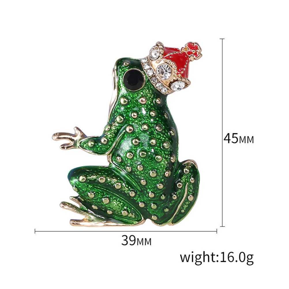 Frog corset lapel pin brooch scarf backpack womens clothing badge alloy aesthetics Miss W240815
