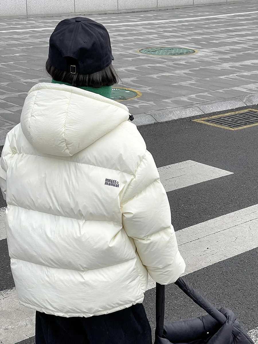 Warm white duck down jacket suitable for children and girls winter shorts childrens jacket Parka childrens cute jacket snow jacket XMP481 W240814