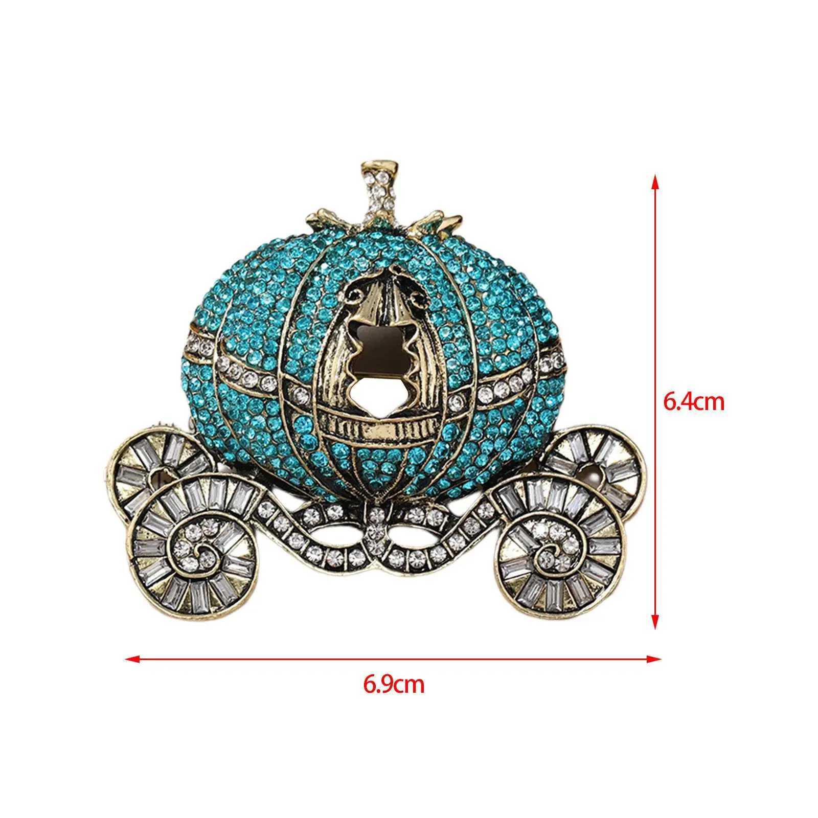 Pumpkin carrier brooch vintage lapel pin for wedding party hats W240815