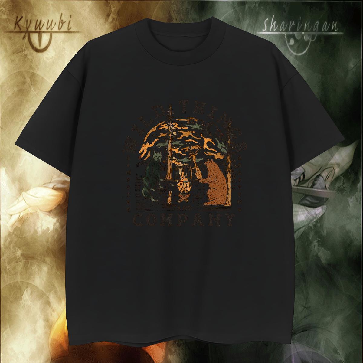 Designer tree T-Shirts Anime Printing Street Tshirts 230g Pure Cotton Brand Crew Neck Customized Print Clothings