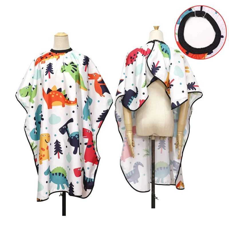90 * 75CM Childrens Cartoon Hair Corner Professional Barber Hair Packaging Salon Childrens Waterproof Cutting Dress Hairstyling Supplies W240814