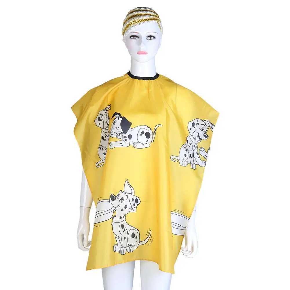 1 piece of childrens hairdressing Cape Town cartoon dog clothing salon hair mask hair stylist waterproof cutting cloth W240814