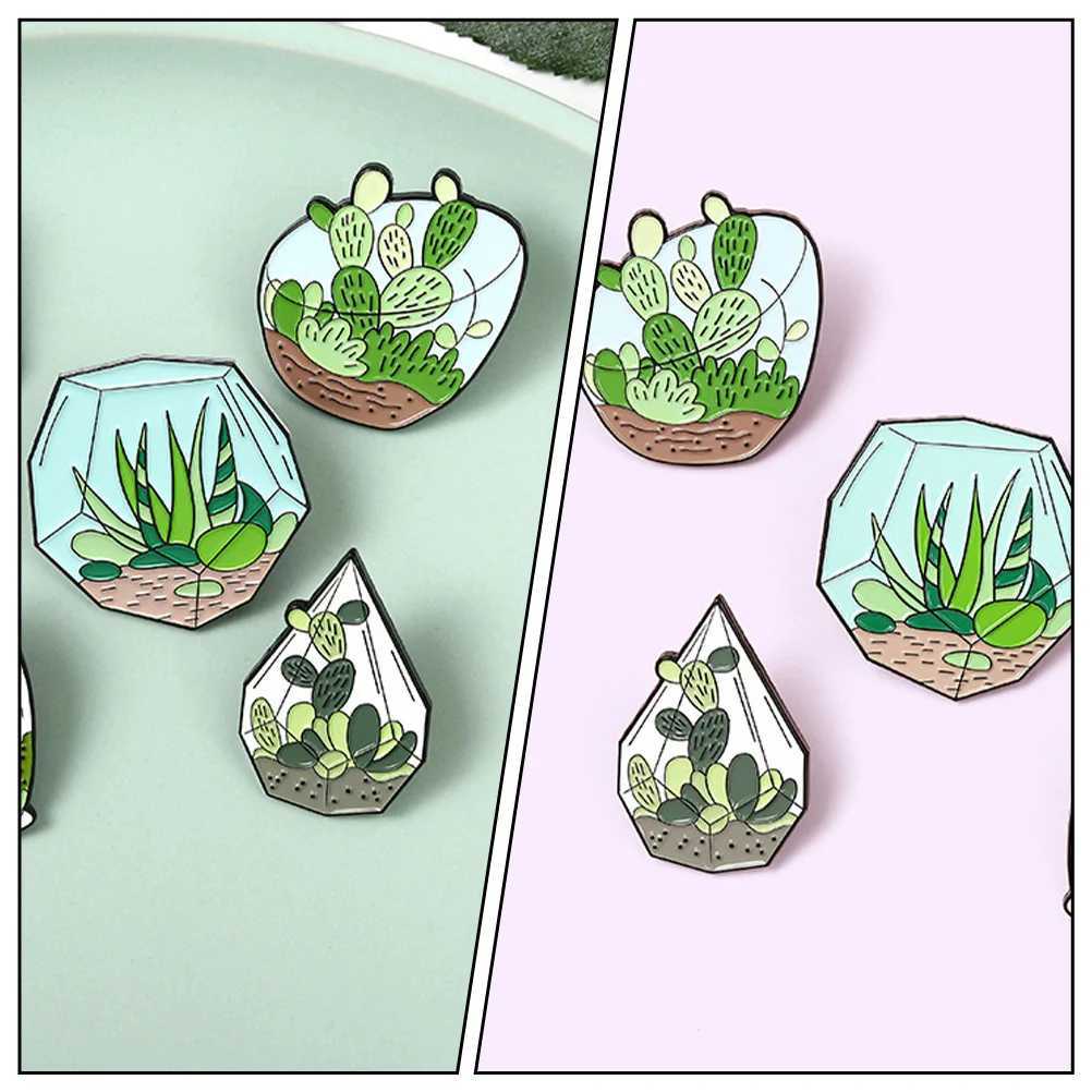 5 exquisite and unique cross dressing clothing clips for plant hotpot personalized Potted fashion creative alloy brooch durable W240815