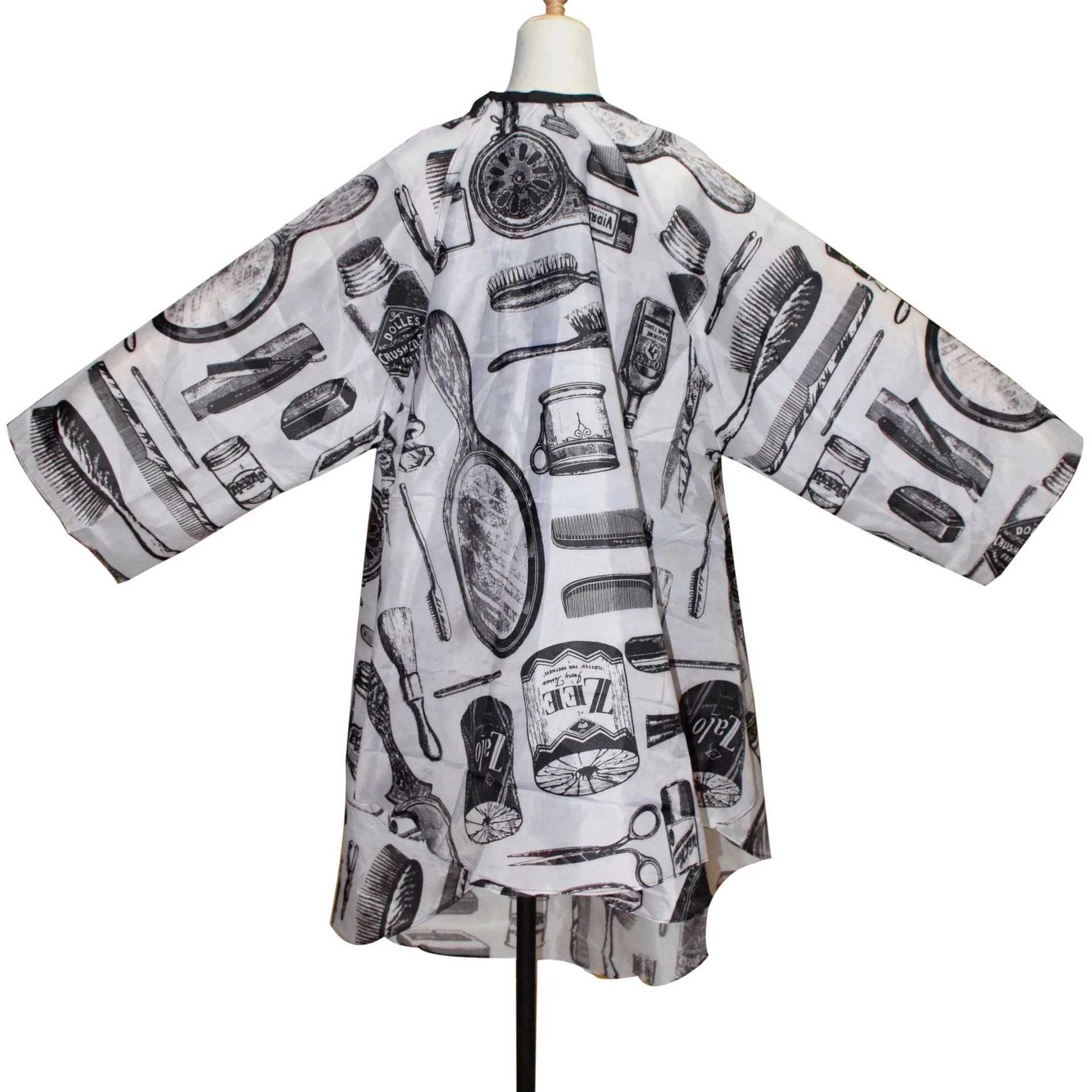 Hair Salon Hair Corner Anti static Water Salon Styling Cloth Hairdresser Hair Anti static Tape Cover Printed Apron W240814