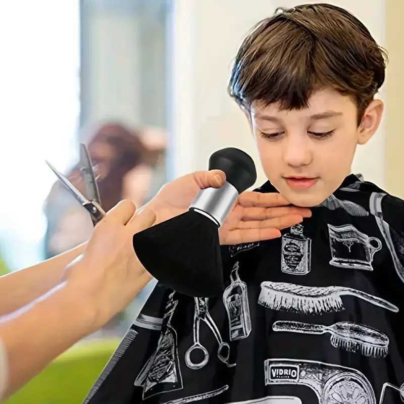 2/3 piece barber packaging set waterproof corner cutting with neck dust collector professional hair salon hair brush set W240814