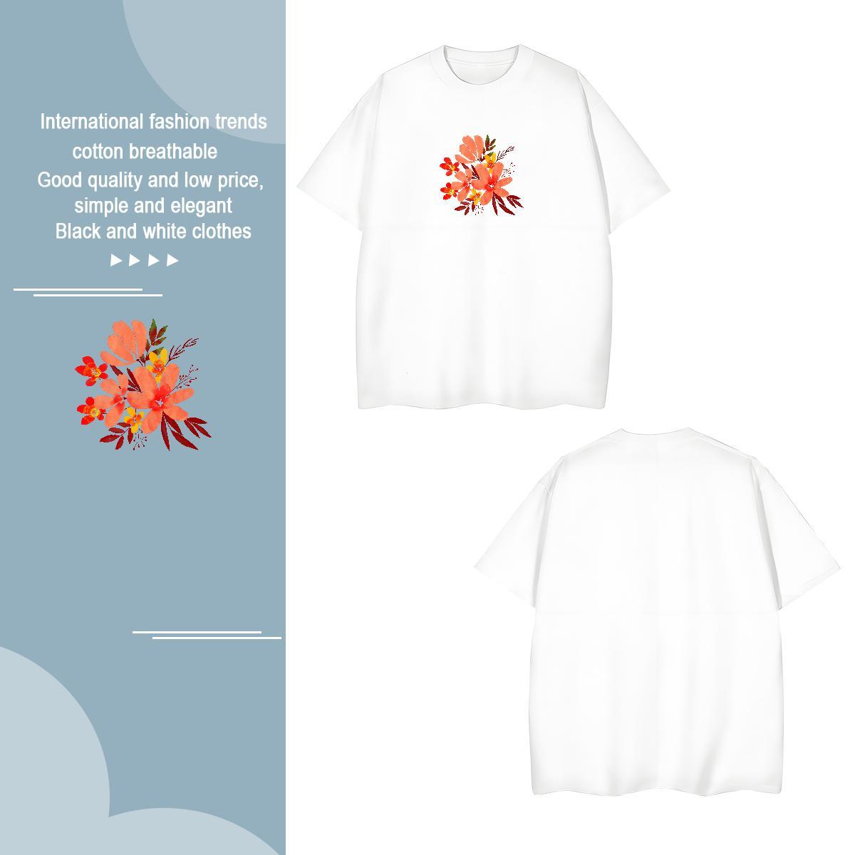 Mens T Shirts 230g 100% Cotton icon Street Breathable Short Sleeve Custom Printed Men Tees Fashion Designer High Quality Tops