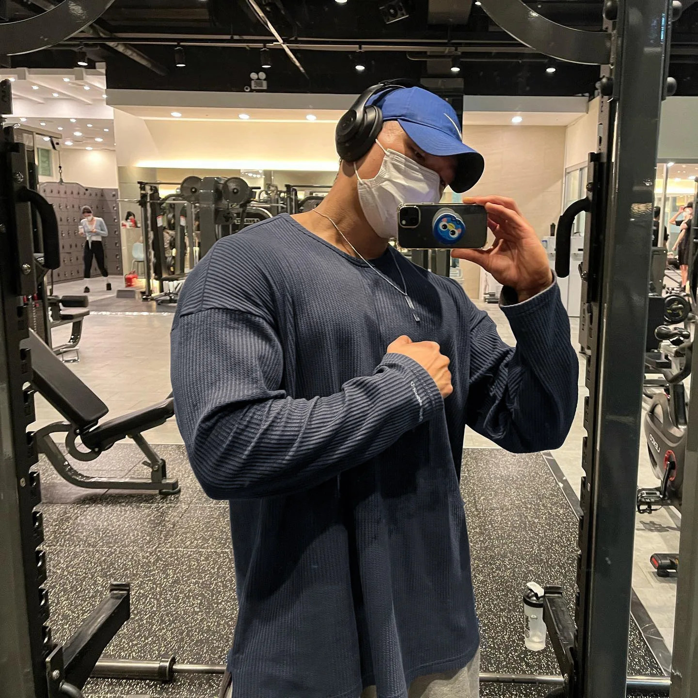 High quality Loose T-shirt Men Gym Fitness Long Sleeve Shirt Male Running Sport Tees Tops Fashion Streetwear Sweatshirt Apparel 240814