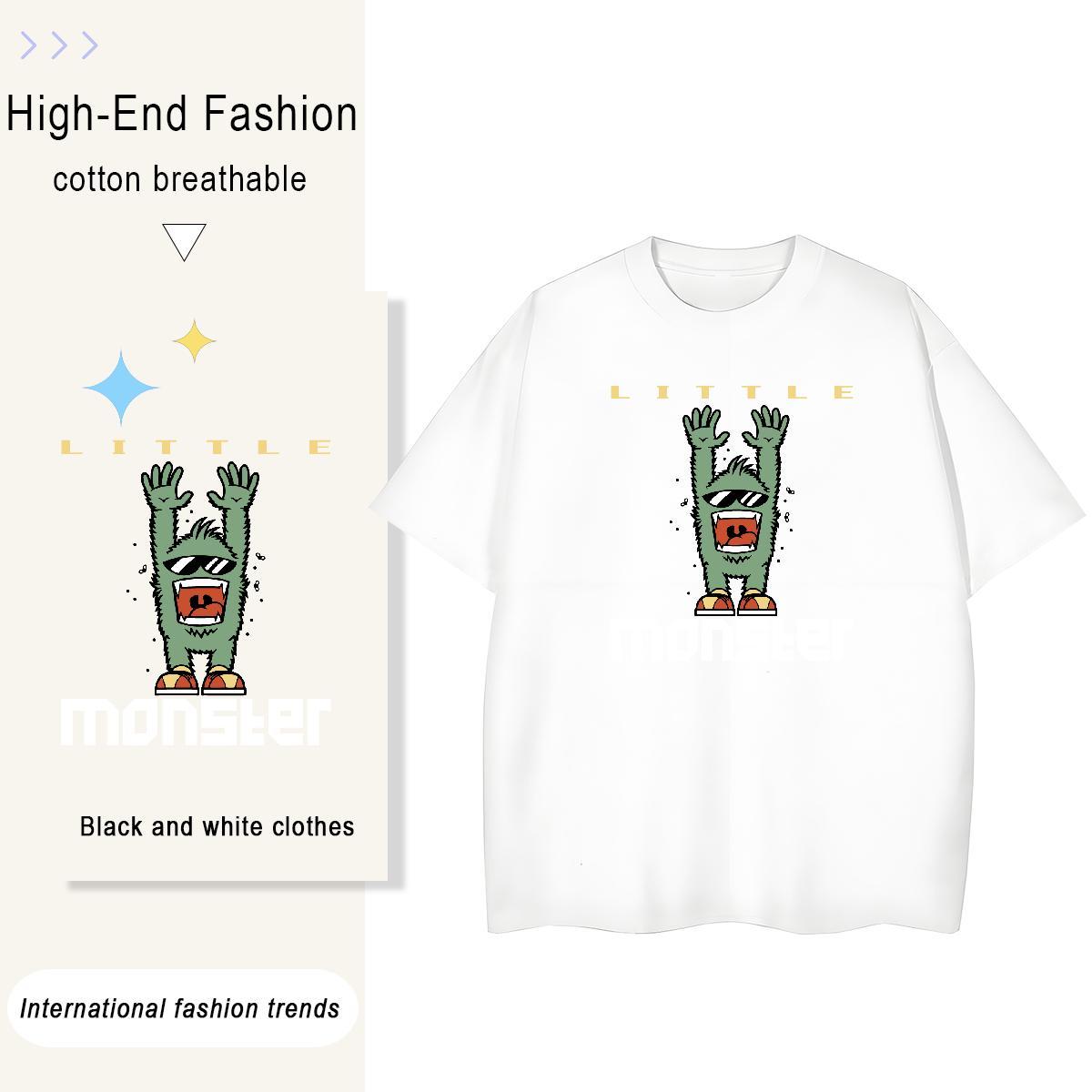 Cool Design Couples T Shirts Sports Casual 100% Cotton 230g DIY Printed Breathable Short Sleeve ET Mens T Shirts Casual New Tops Tees