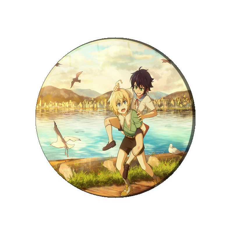 Seraph of the End cosplay badge Krul Tepes Brooch Pins Yuichiro Hyakuya icon collection brooch for backpack clothing decoration W240815