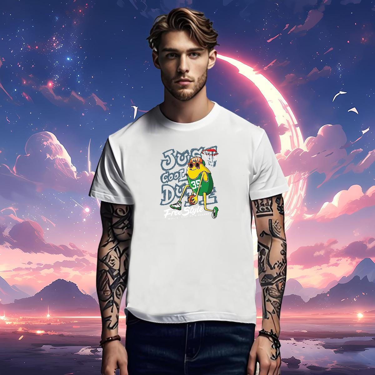T Shirts Men 100% Cotton 230g plush Spring Summer Breathable Short Sleeve Custom Print Oversized Men Clothes T-Shirt DIY Customized Cool Design Tshirt