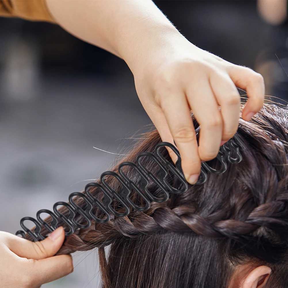 1/2 piece fashionable womens hair weaving tool French hair accessories easy to use Twist hair weaving tool Weaving hair salon styling W240814