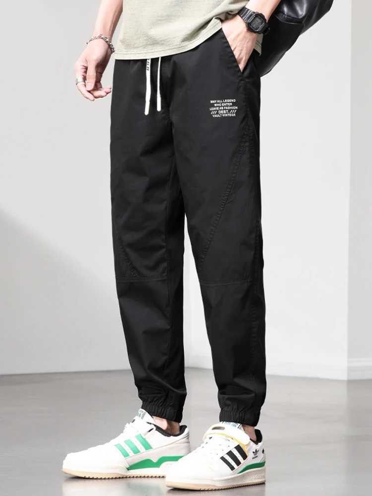 2024 Summer Mens Thin Breathable Outdoor Pocket Casual Work Pants Fashion Loose Color Harlan Pants Oversized PantsW240725