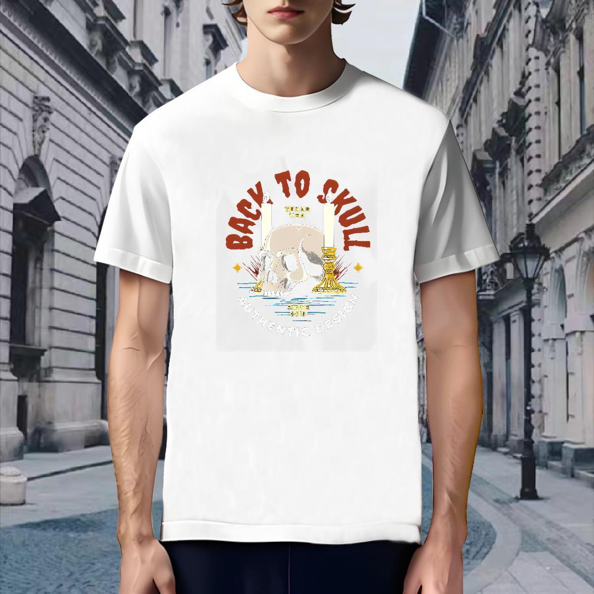 Free Shipping Mens T Shirts halloween Breathable Crew Neck Hip Hop DIY Printed 230g 100% Cotton Men Tops Tees 2024 Clothings