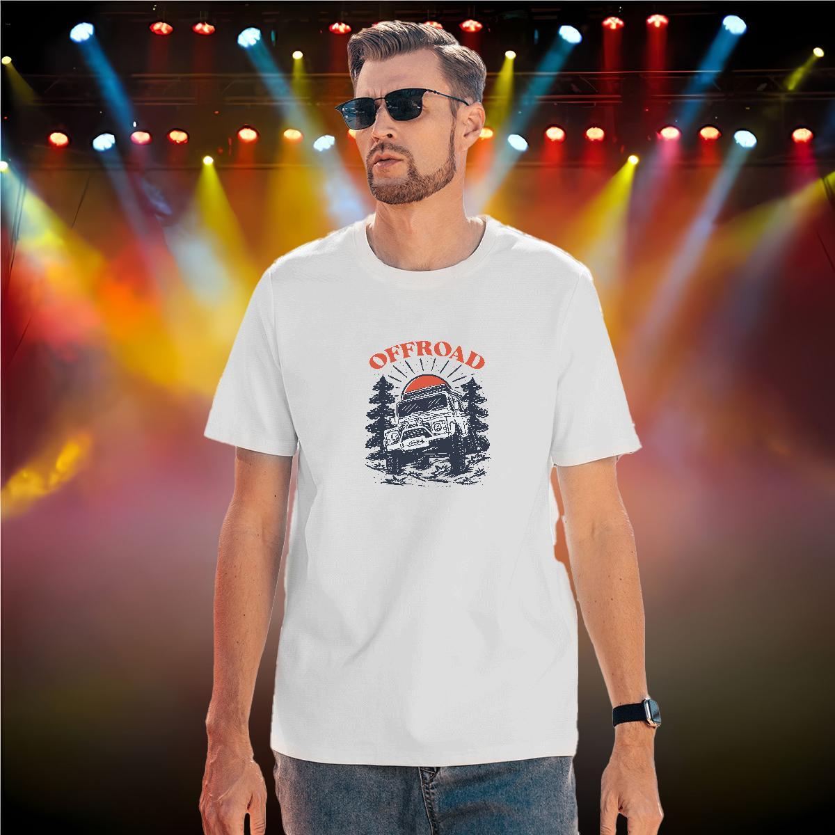 Designer car T Shirts Men Casual Men Tees 230g 100% Cotton 2024 Summer Short Sleeve O-Neck Custom Big Size Tops Tees