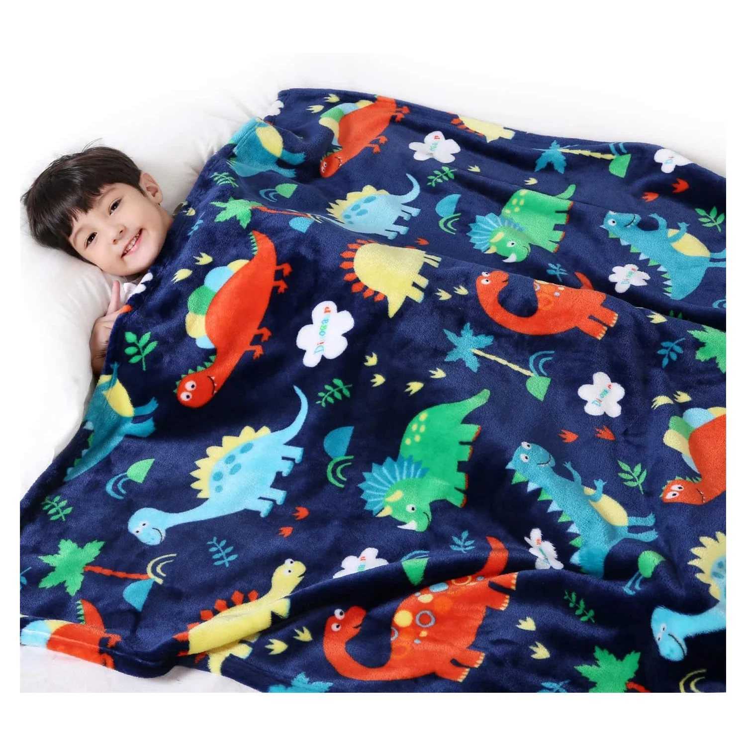 Boys and Girls Dinosaur Blanket Dinosaur Throwing Blanket Dinosaur Gift Birthday Gift Soft Childrens Blanket Childrens Gift Y240815