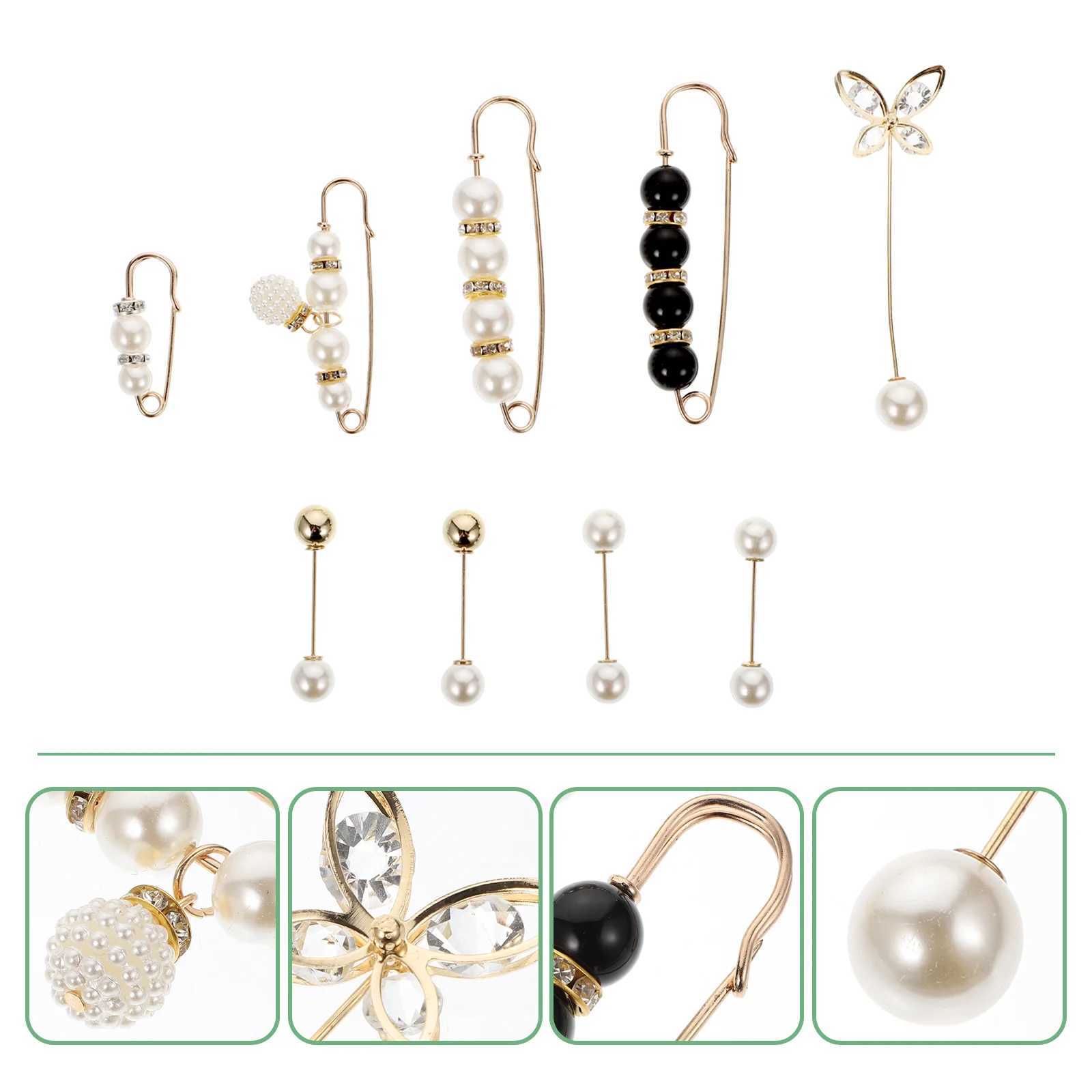 2 sets of explosion-proof buckles elegant brooches vintage decorative clothing Brooch party cartoon creative novel gifts W240815