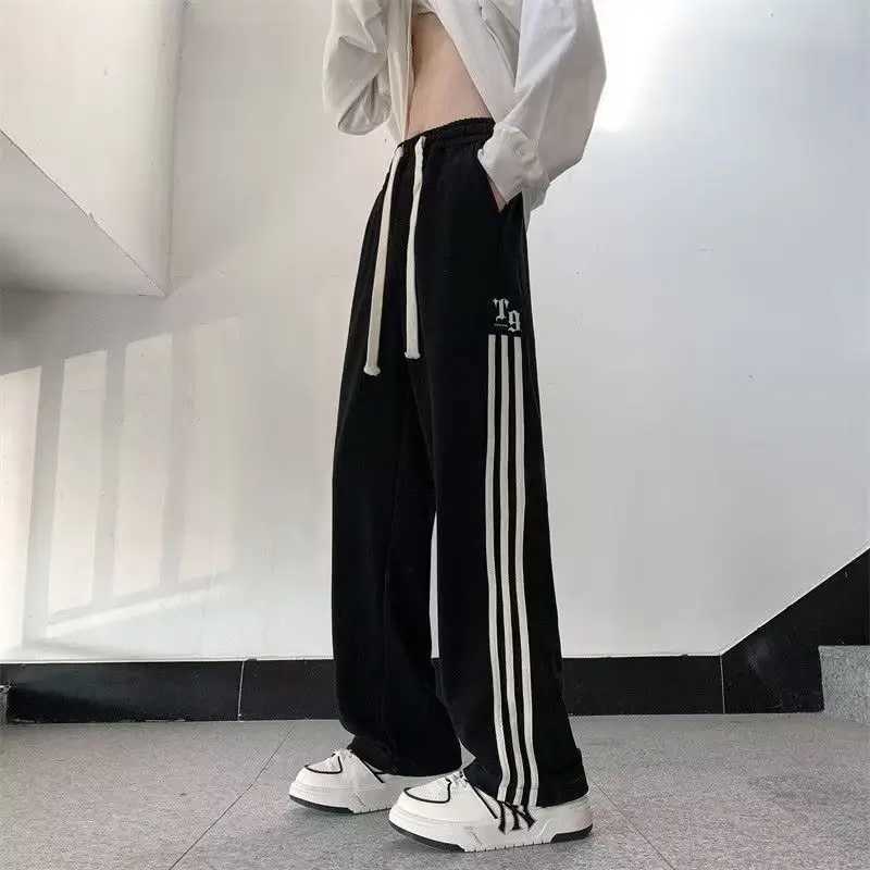 Spring/Summer 2024 Mens oversized long sleeved fashionable wide leg pantsW240725