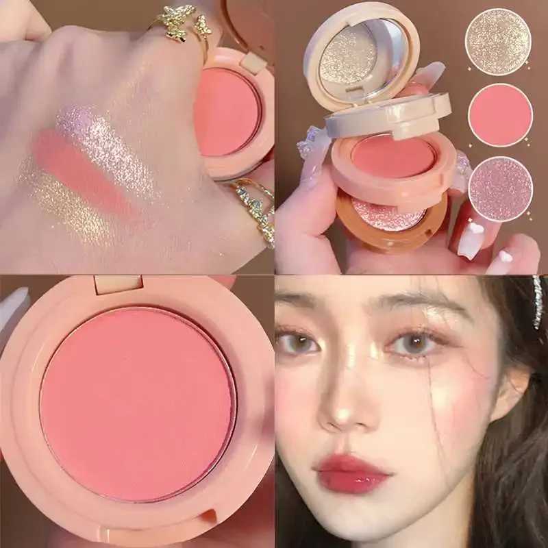 3-in-1 Makeup Palette Matte Pearlescent Eyeshadow Blush Highlighter Contouring Three-layer All-in-one Palette Brightening Skin Y240815