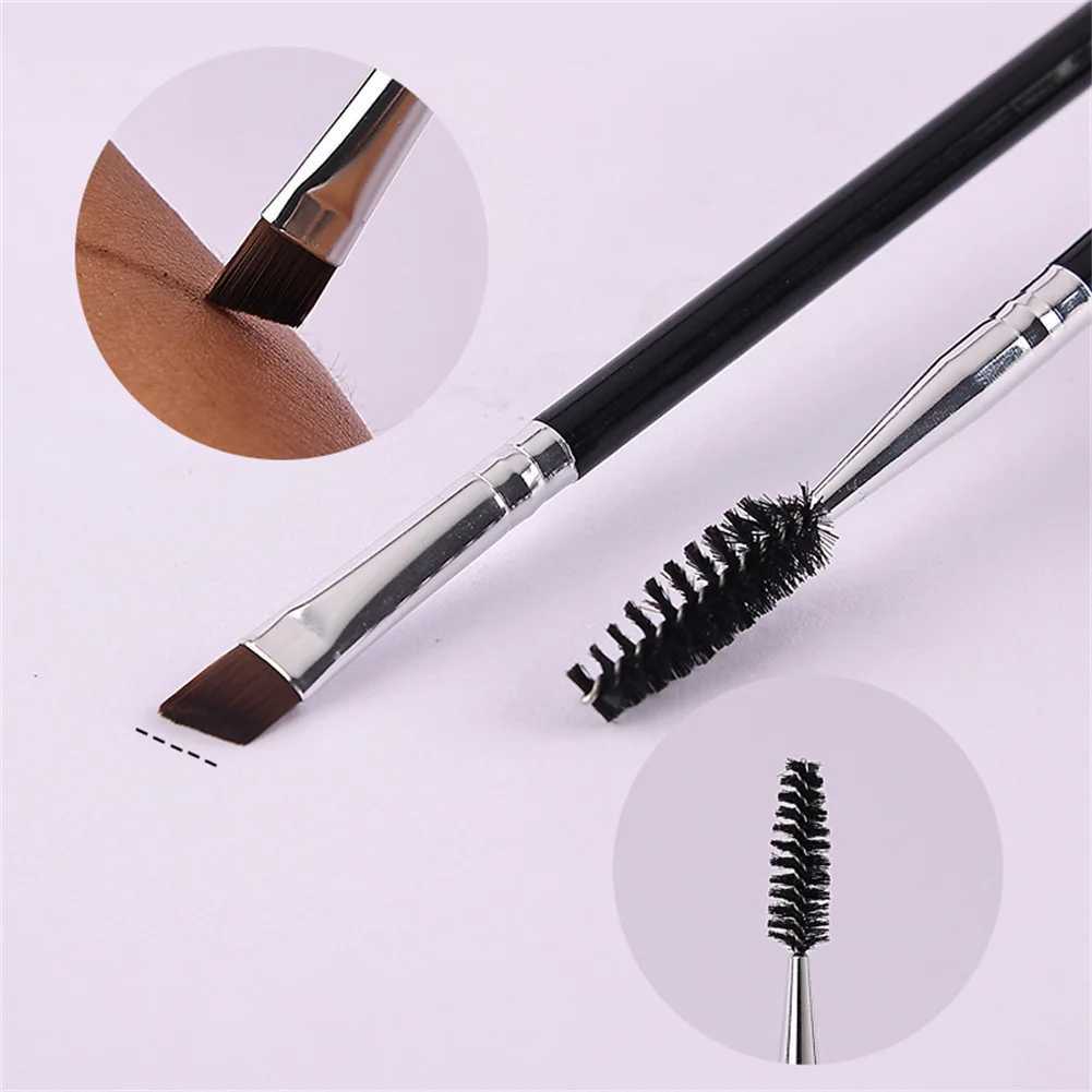 1/2/3 eyelash brush eyelash comb double ended corner and spray brush 2-in-1 eyelash beauty and makeup brush tool W240814