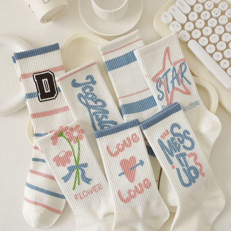 Trendy Children's Sports Tube Socks - Comfortable Mid Length Design for Fall Seasons