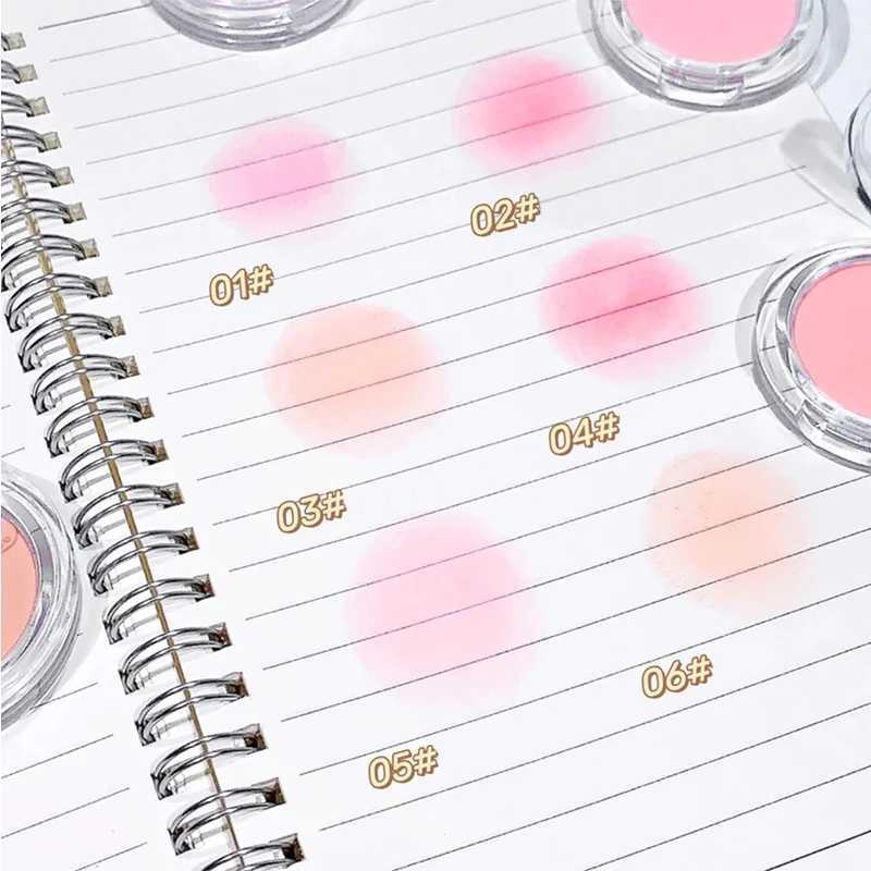 Single Color Blush Matte Natural Cheek Tint Waterproof Face Contouring Cosmetics Blush Powder Brighten Face Soft Female Makeup Y240815
