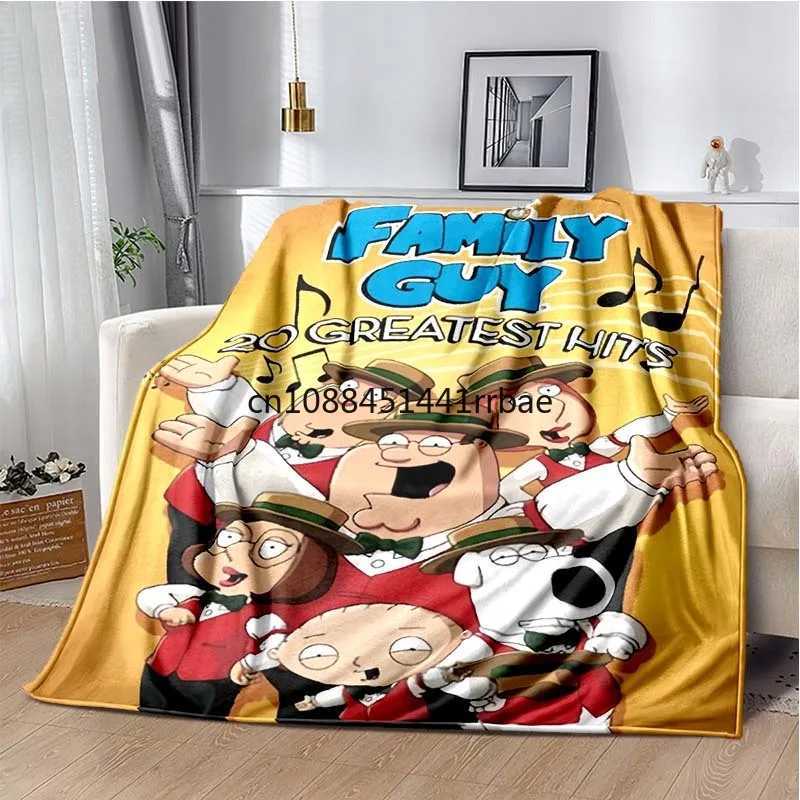 G-Guy Cool F-Family Blanket Childrens Warmblankets Flannel Soft and Comfortable Home TravelBlanket Birthday Gift Y240815