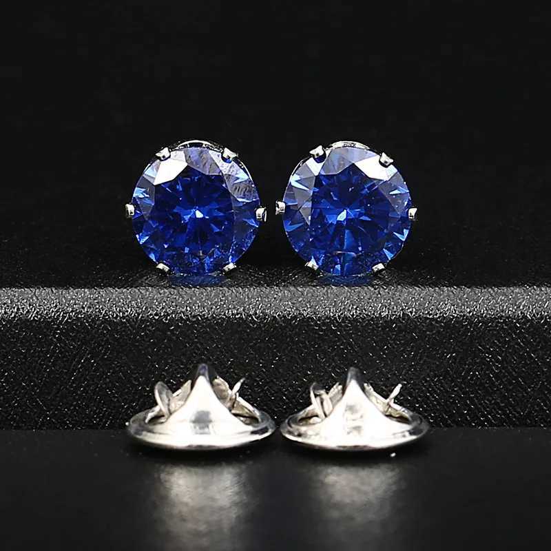 1 pair of vintage lapel pins rhinestone Brooch vintage fashion necklace red and blue aurora pin shirt set brooch jewelry accessories W240815