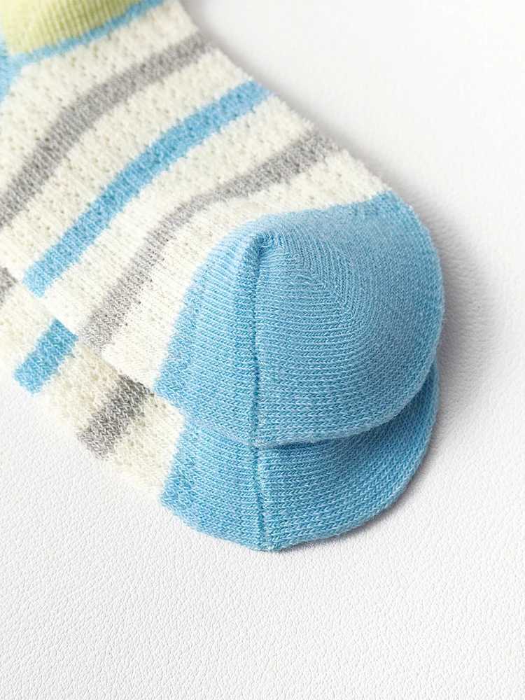 LJMOFA 5 pairs/batch 0-12Y childrens socks summer spring new cotton mesh breathable thin soft socks for young children baby boys cartoon socks C175 W2
