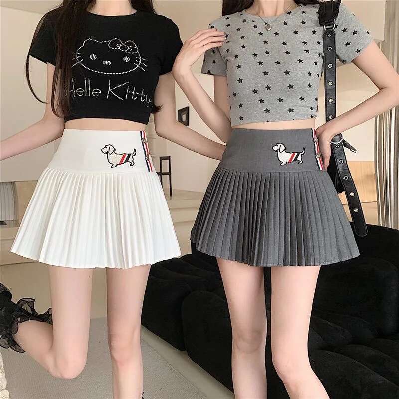 Clothing Korean Women Pants Summer Women's Wear 2024 Brand Golf Fashion Embroidery Short Skirt 's