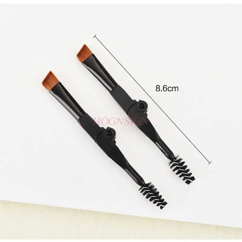2 foldable dual head eye brushes portable inclined eye brush air cushion eye brush W240814
