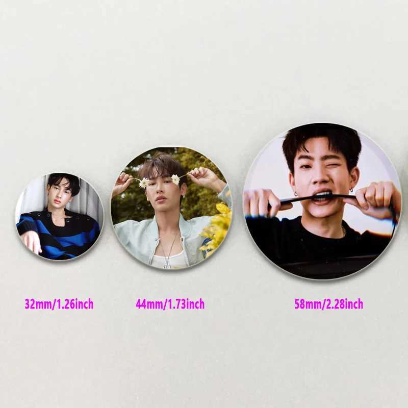 Thai idol star brooch Singto Krist Off Gun Tay New Badge handmade tinplate brooch backpack clothing accessory brooch W240815