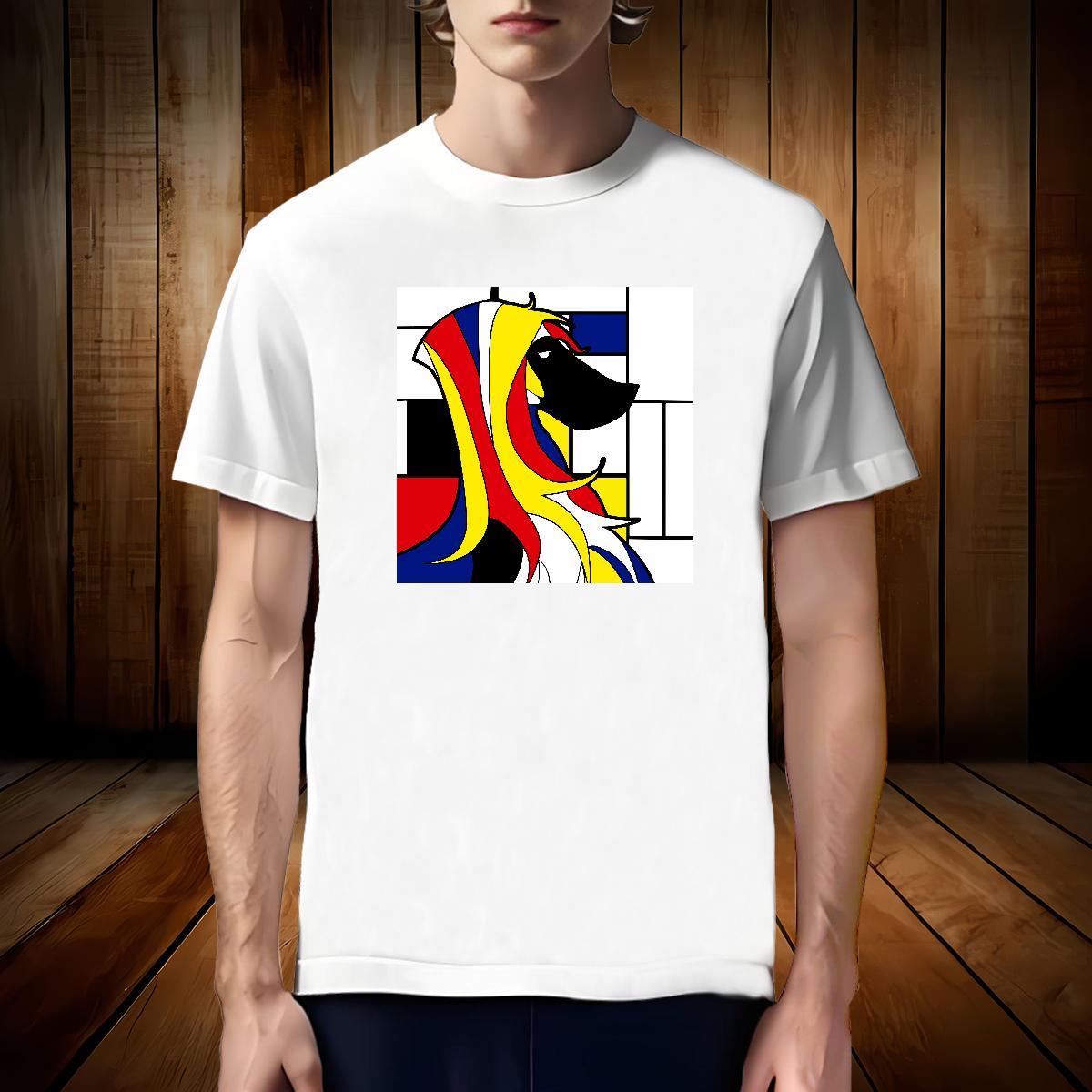 Cool T-Shirts for Men dog O Neck Short Sleeves Home Outdoor Custom Big Size 230g Pure Cotton Couples T Shirts New Arrival Tee Shirt