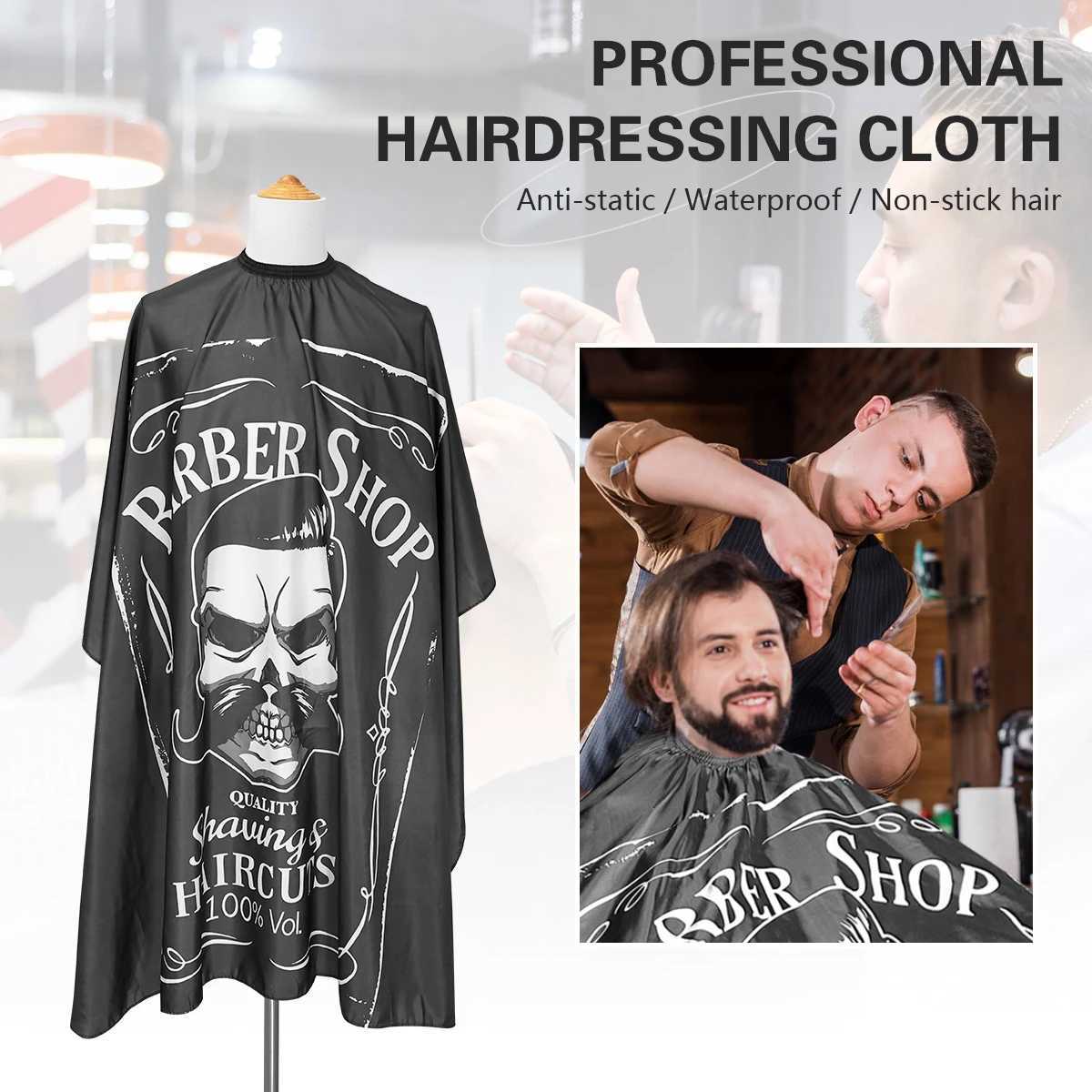 Black hair salon hair hat mens work clothes apron salon hair dye clothing supplies W240814