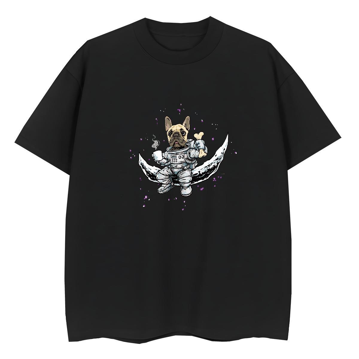 TOP Quality Man T Shirts dog Breathable Summer Casual Plus Size Cartoon 230g Cotton Tshirt for Man Woman Factory Direct Tops