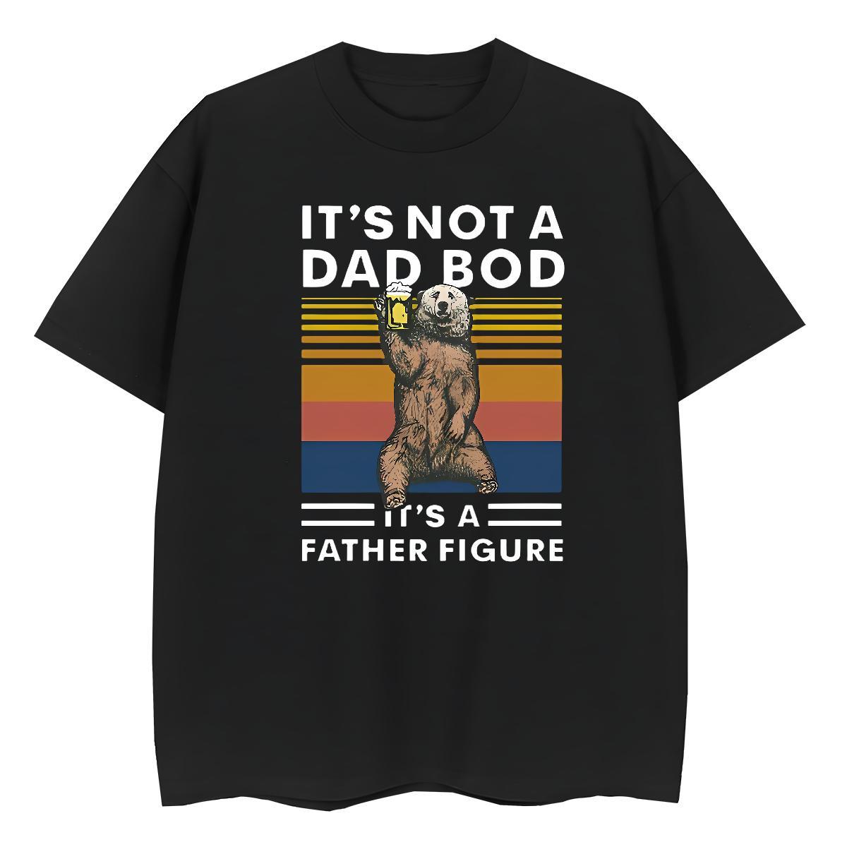 Cool Design T Shirts Men bear Pure Cotton Home Outdoor DIY Printed 100% Cotton 230g Men Clothes T-Shirt 2024 Tops
